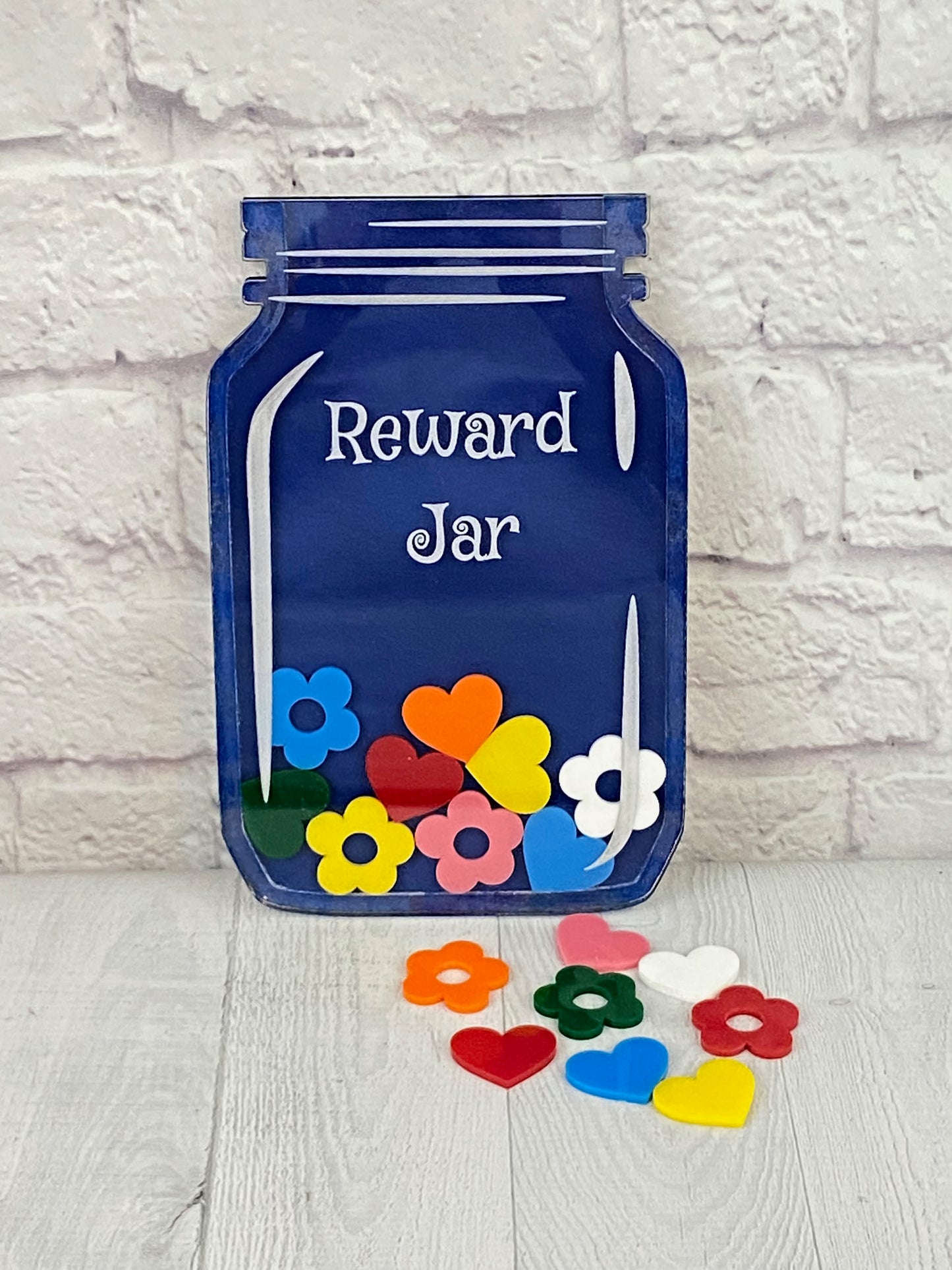 Blue Reward Jar, Incentive Star Jar