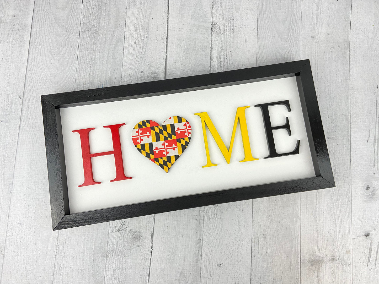 Maryland Love HOME sign