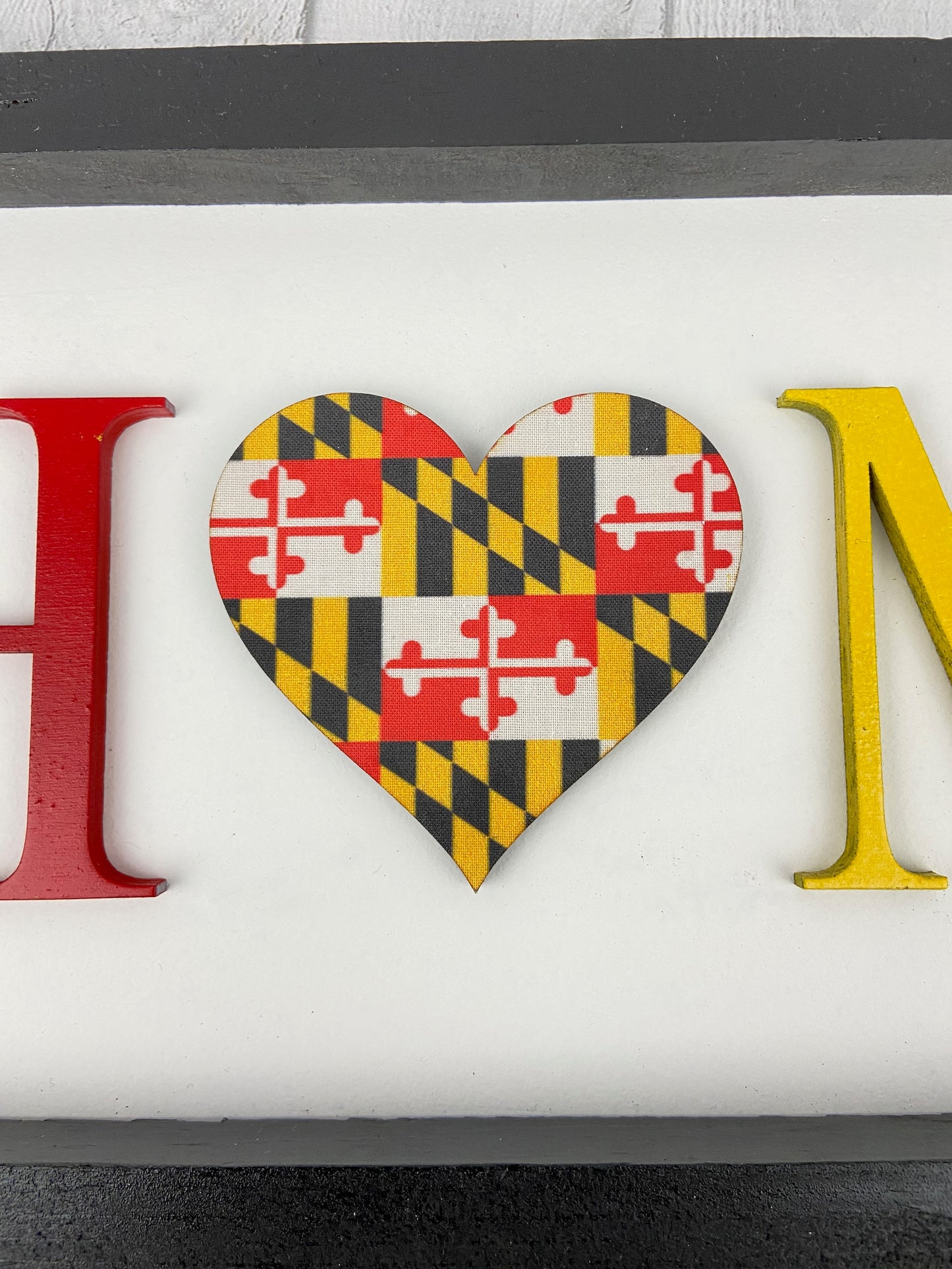 Maryland Love HOME sign