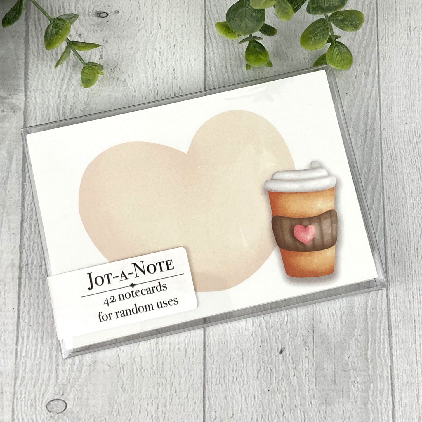 Small "Jot A Note" Notecards, Mini notecards, Coffee Theme