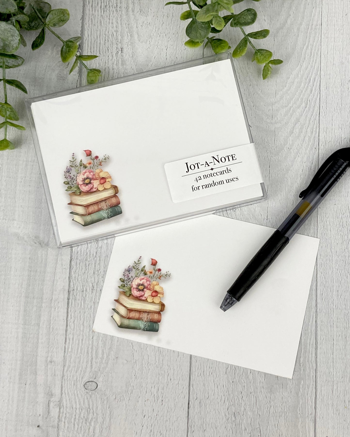 Small Jot-A-Note notecards, Mini Cards, Book Lover