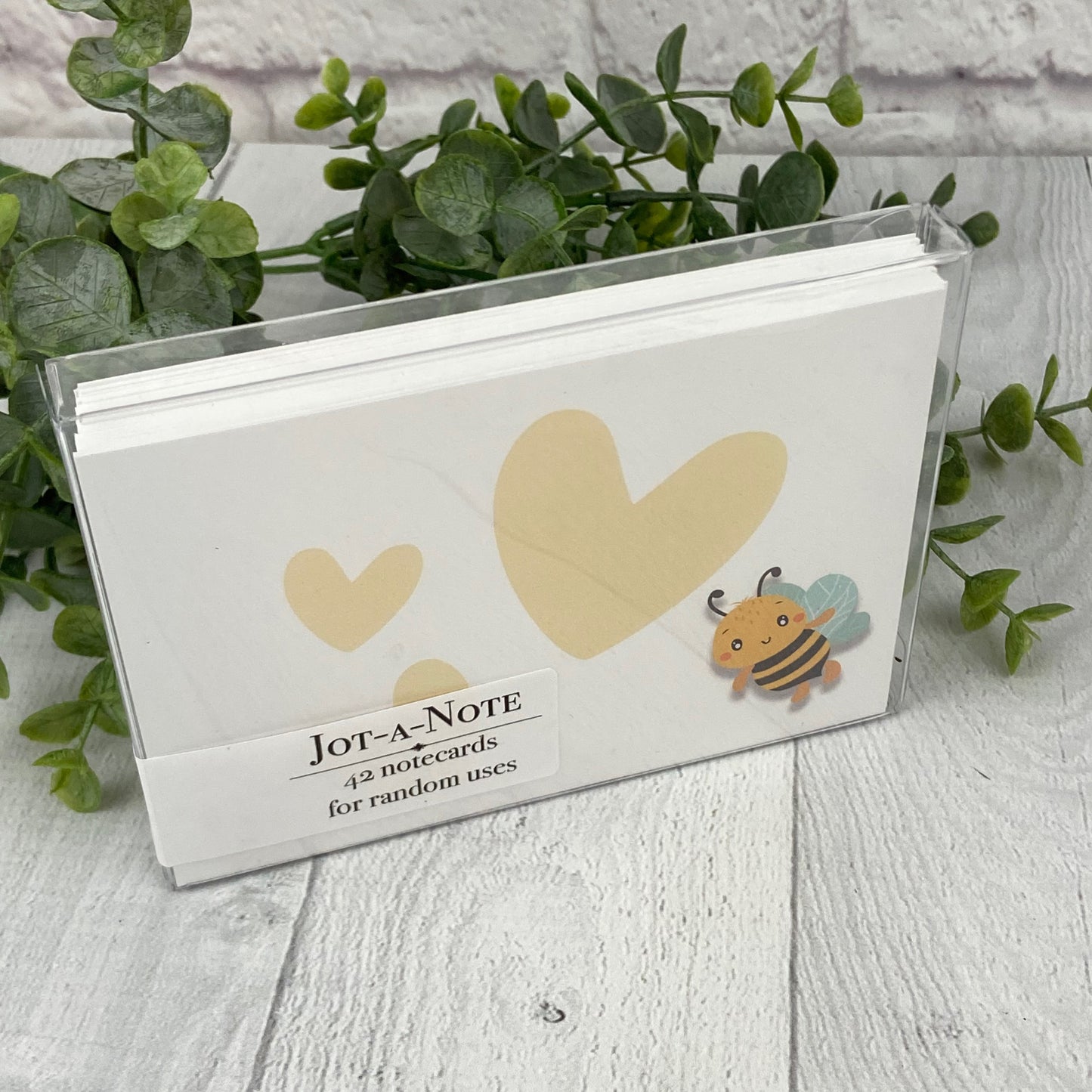 Small Jot-A-Note notecards, Mini cards, Bee Theme