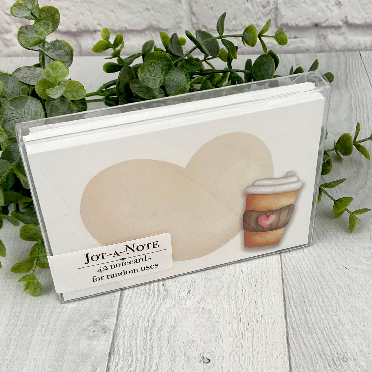 Small "Jot A Note" Notecards, Mini notecards, Coffee Theme