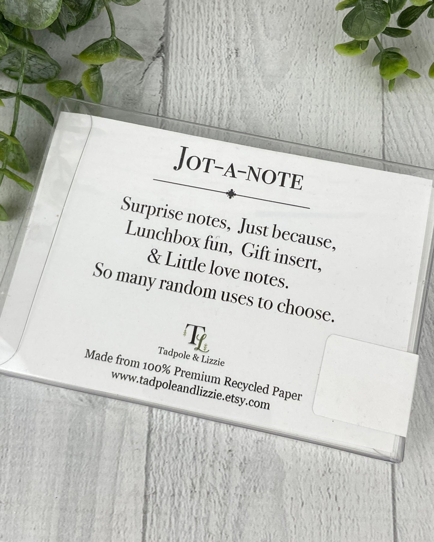 Small Jot-A-Note notecards, Mini Cards, Book Lover