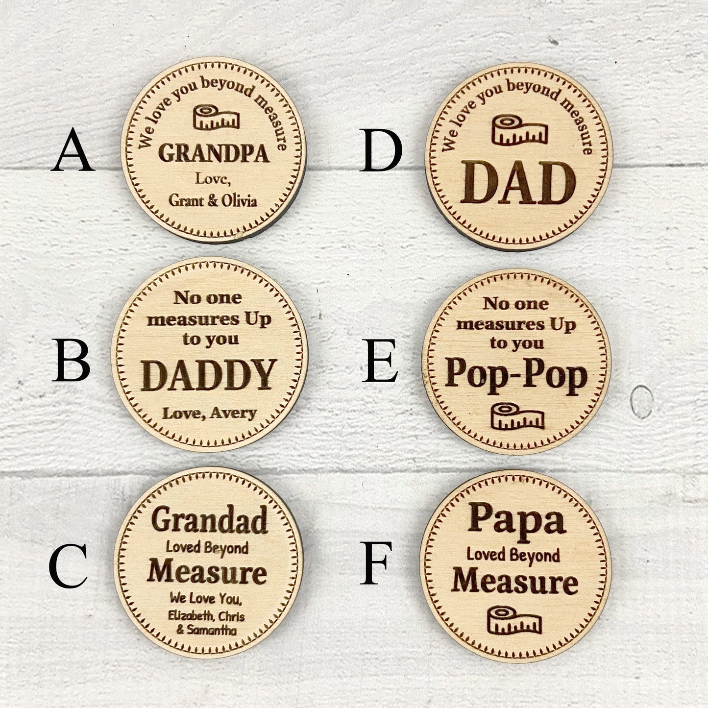 Personalized Measuring Tape, Fathers Day Gift