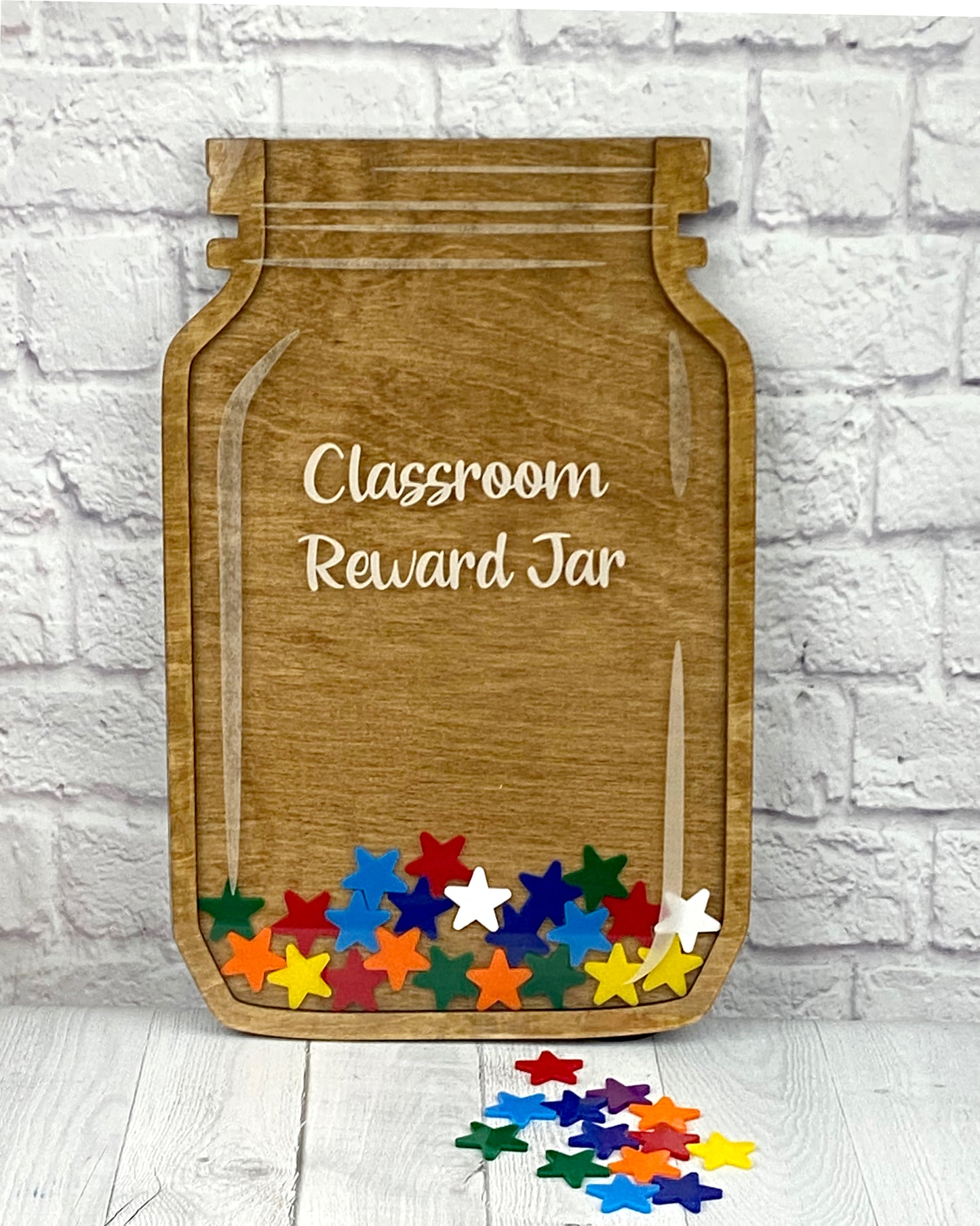 XL Teacher Reward Jar, Star Jar, Classroom Incentive