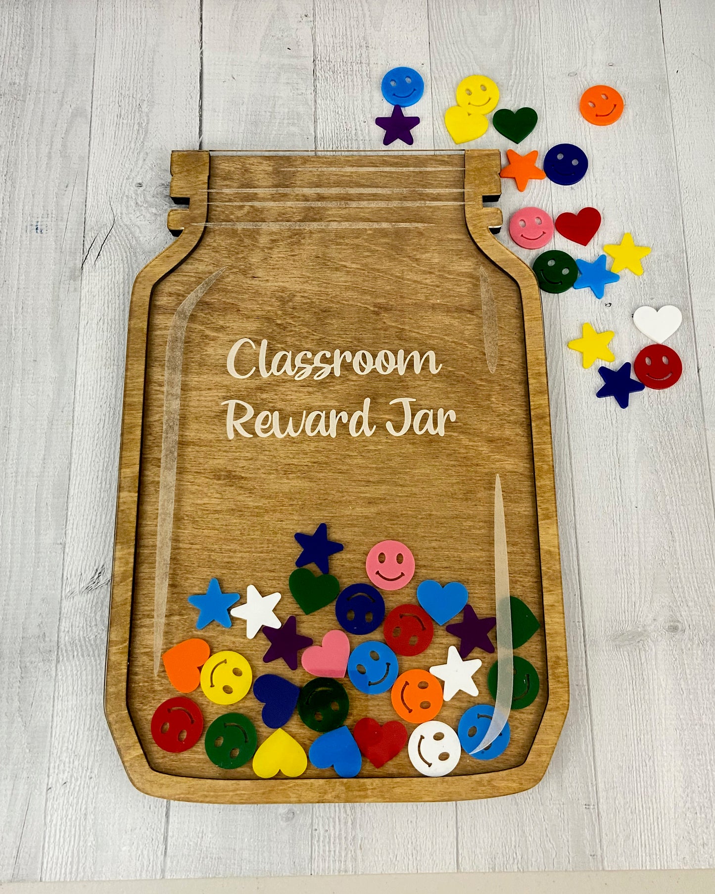 XL Teacher Reward Jar, Star Jar, Classroom Incentive